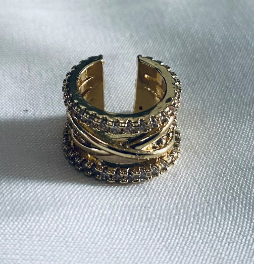 Royal Blaze Cross Cuff